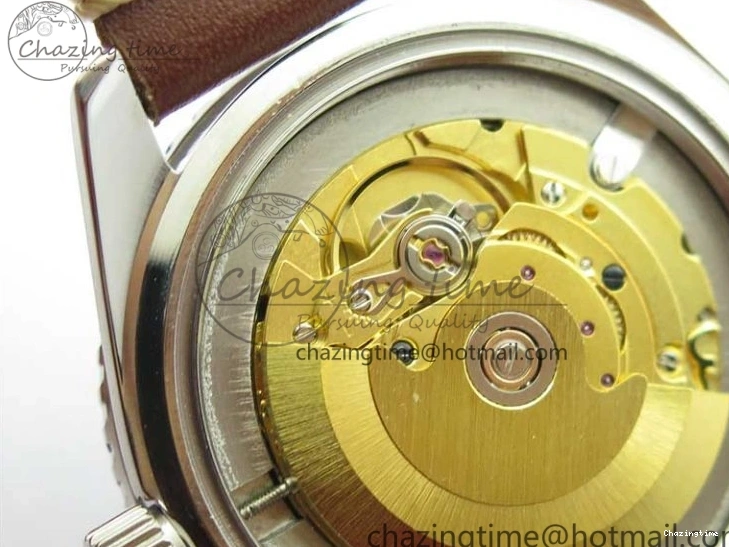 0117 Vintage Seamaster 300 No Date SS B12 Black Dial On Brown Leather Strap A2836 (Free Nylon Strap) Comfortable 7912